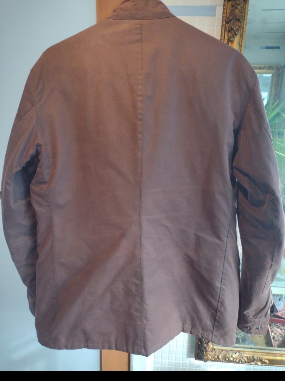 Barbour Men's Brown Waxed Cotton Field Jacket - Picture 8 of 12